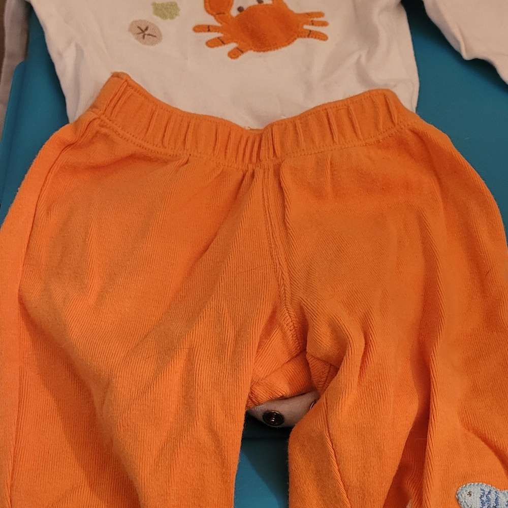 Gymboree Baby Outfit with Crab Design